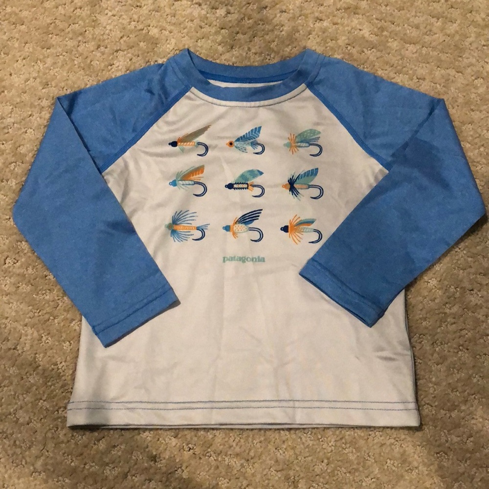 Kids dry fit Patagonia swim tee!